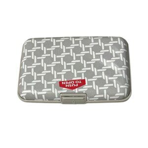 Fashionable Aluminum Wallet Credit Card Holder